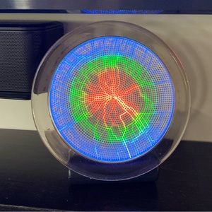 Vintage Colorful Lightning Lamp Steady or Sound Activated Party Fun!